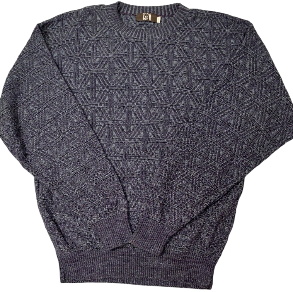 Men's Crewneck Textured Sweater NWOT